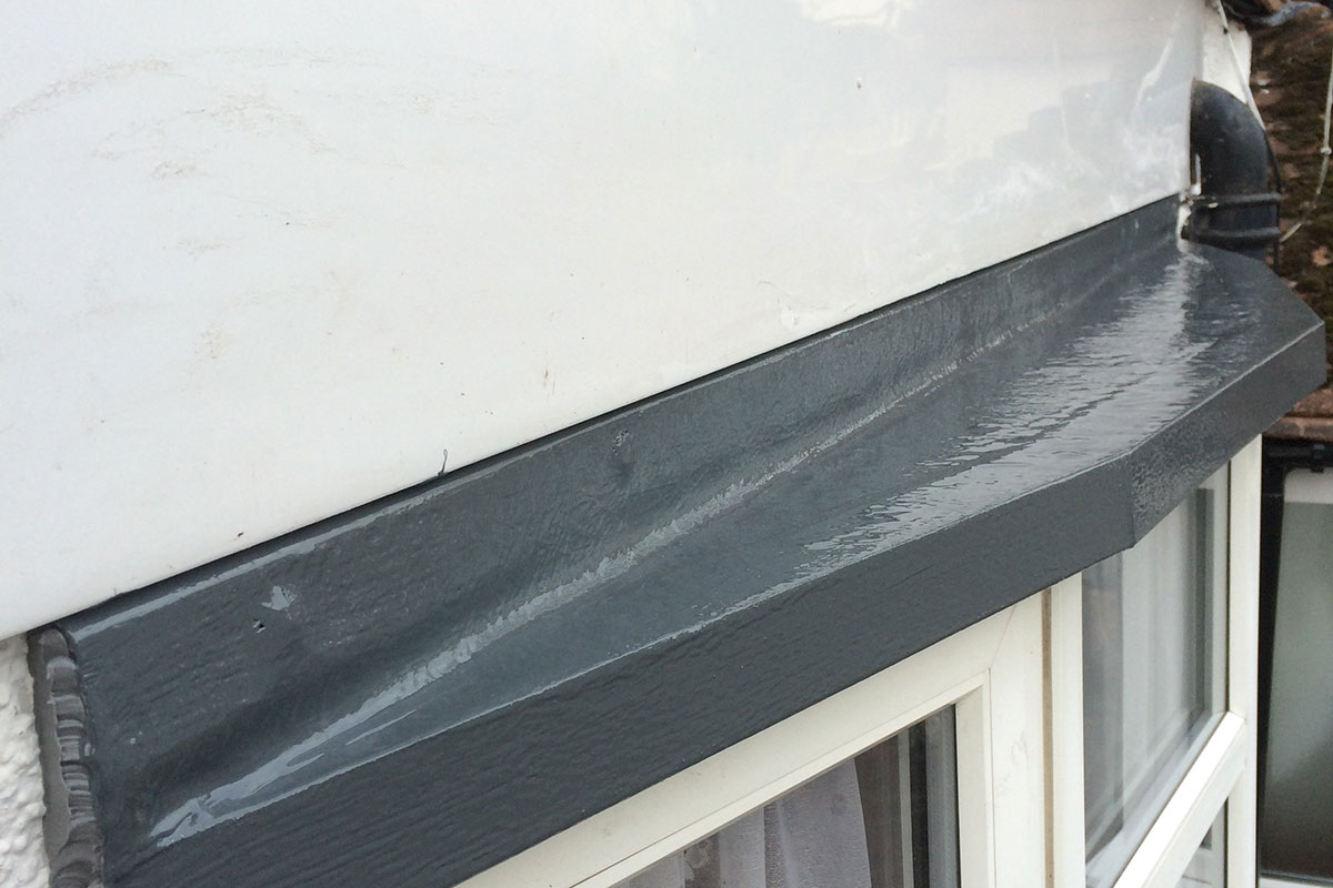 Fibreglass-Roof-Over-Bay-Window-Gravesend